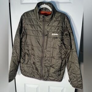 Men’s Simms Medium M Full Zip Down PrimaLoft Puffer Jacket Lightweight